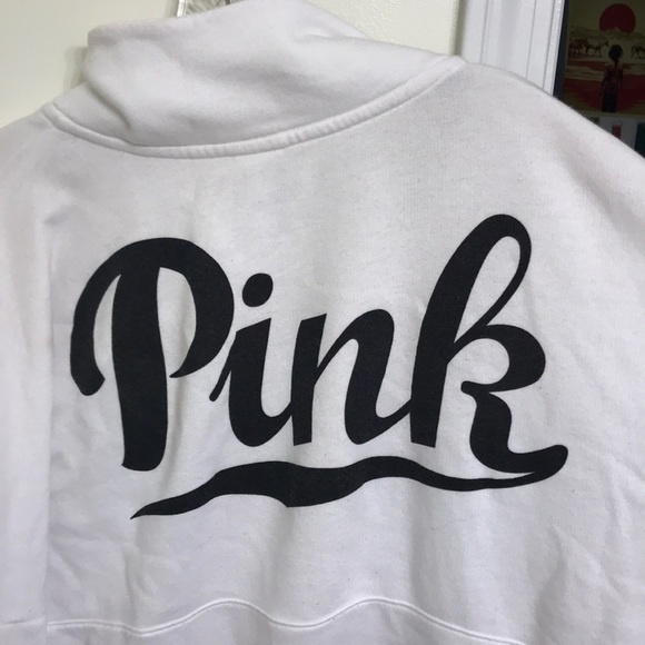 PINK button up sweatshirt - Picture 3 of 4